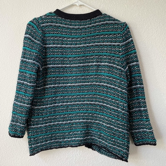 Mango green and black stitched suit jacket - Picture 4 of 6